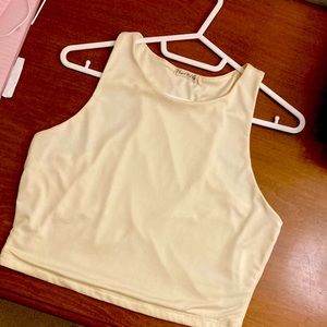 Creamy yellow tank top